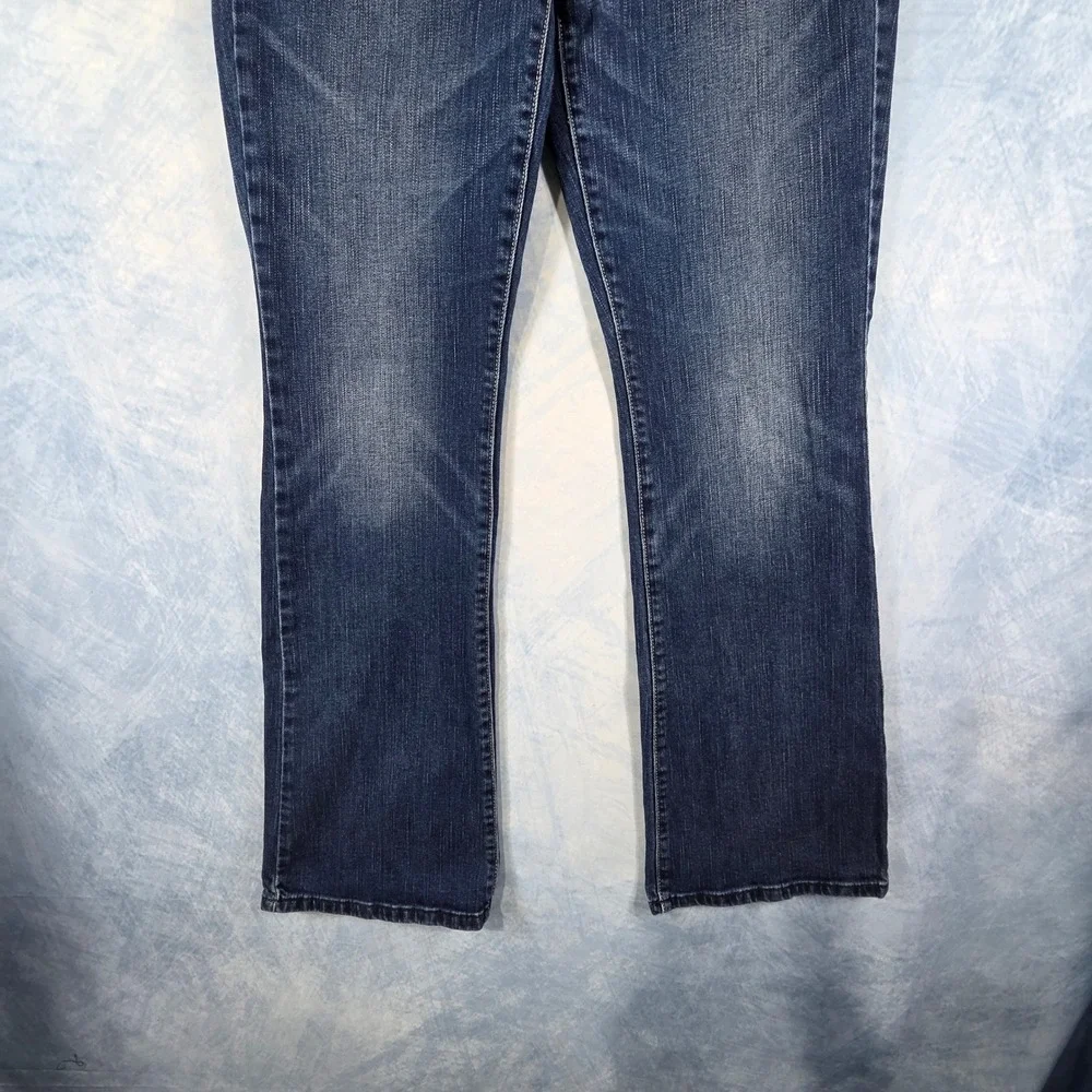 American Eagle Original Boot Jeans Womens 8 Dark Wash Stretch Denim Blue Bootcut